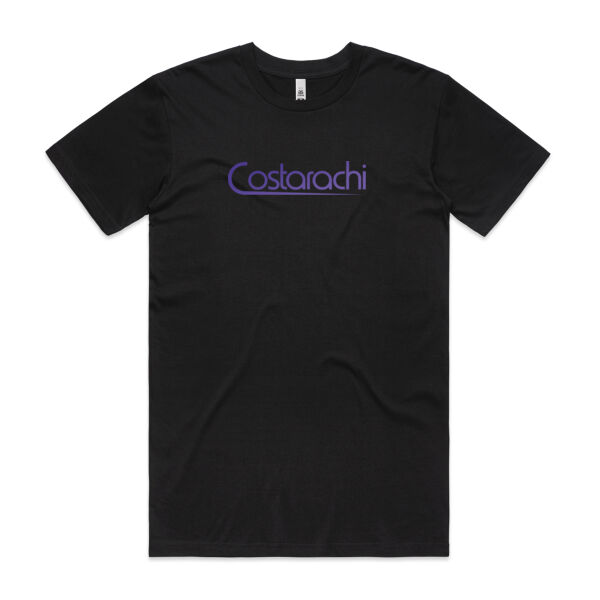 Men's Colour Logo on Black Tee Thumbnail