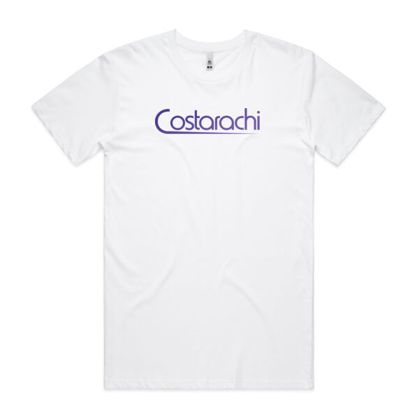 Men's Colour Logo on White Tee Thumbnail