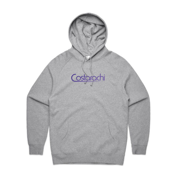 Men's Colour Logo on Grey Hoodie Thumbnail