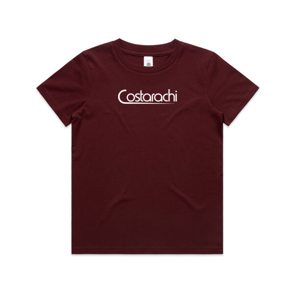Kids' White Logo on Coloured Tee Thumbnail