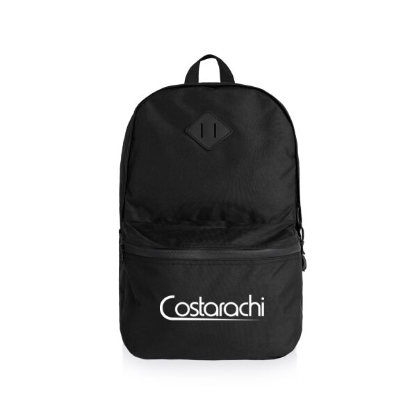 White Logo on Back Pack Thumbnail