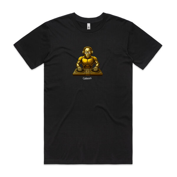Men's Gold Robot Tee Thumbnail